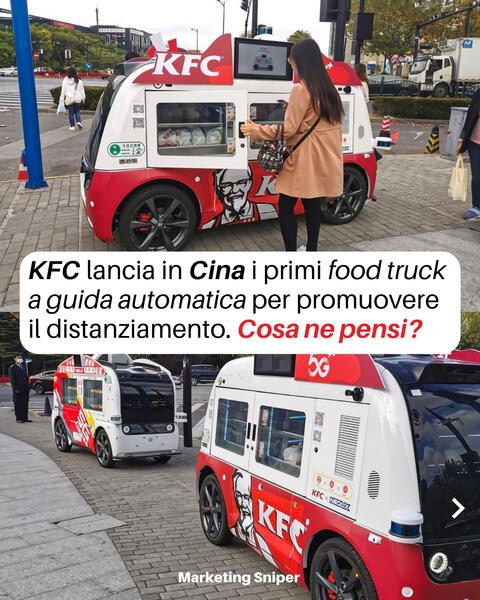 Kfc lancia il food truck automatico